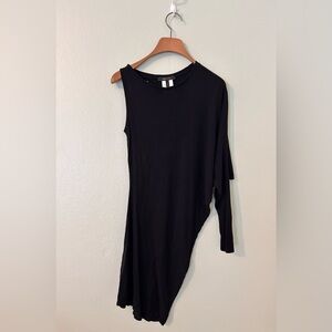 BCBGMaxAzria Black Asymmetrical Dress